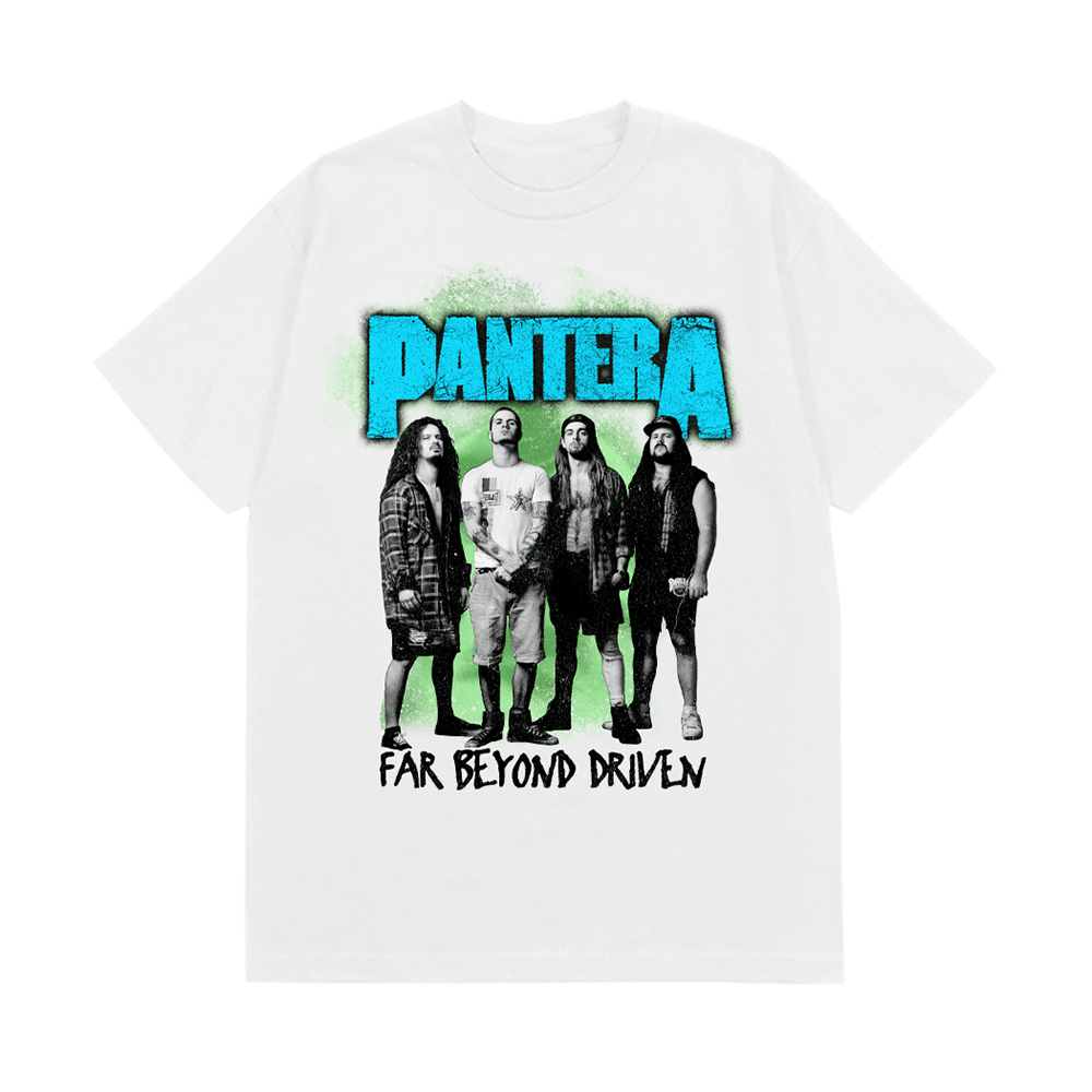 Pantera Far Beyond Driven Tシャツ Far Beyond Driven White T-Shirt - Pantera Official Store