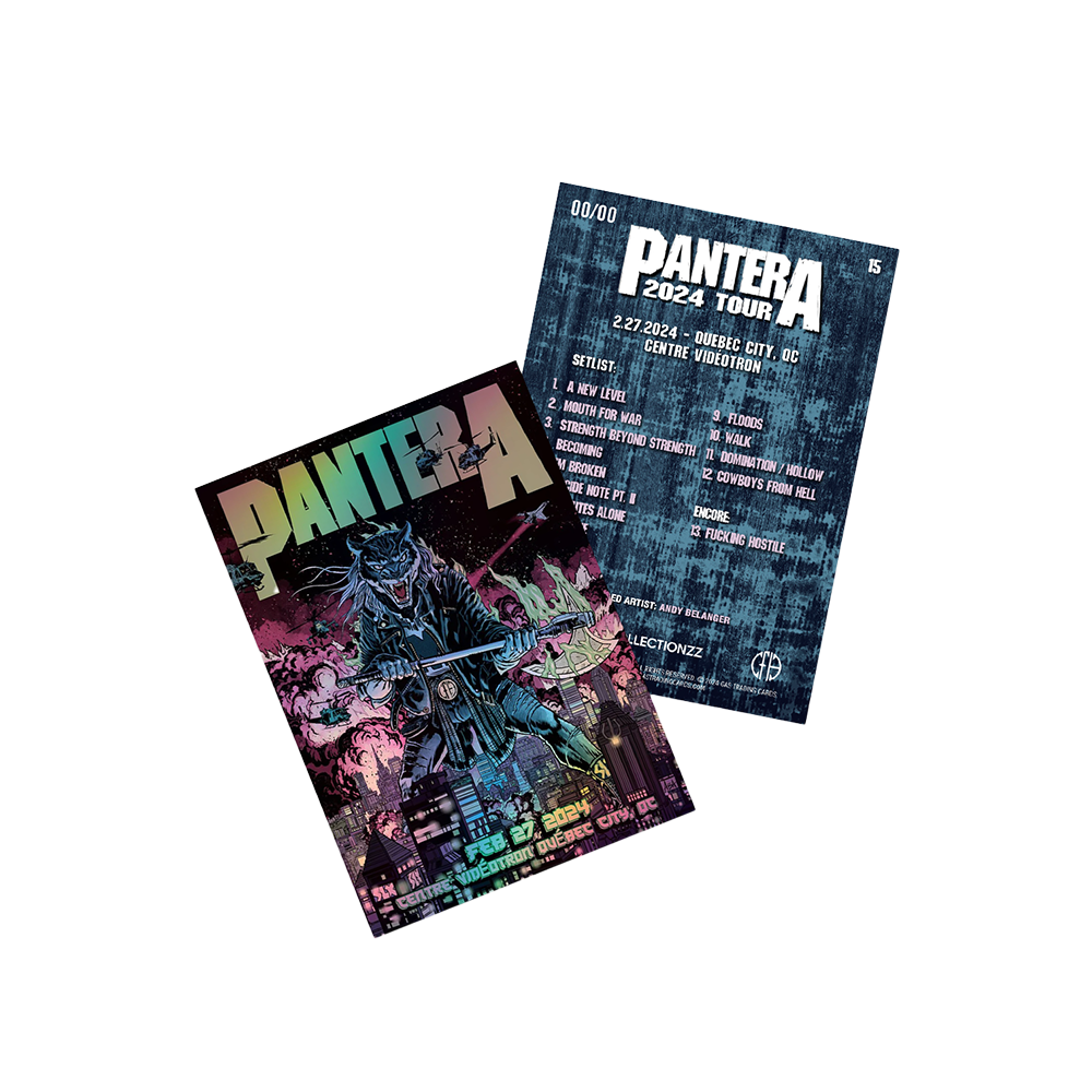 Pantera 2024 Tour Foil Trading Card Set Detail 1