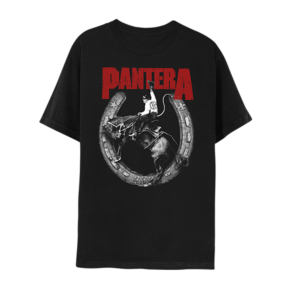 Horseshoe World Tour 2023 Black T-Shirt - Pantera Official Store Horseshoe World Tour 2023 Black T-Shirt - Pantera Official Store