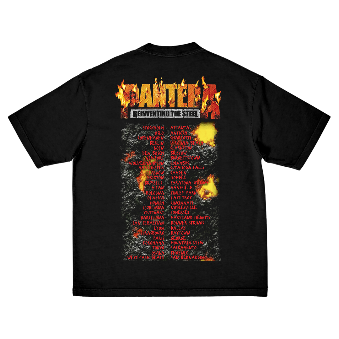 Reinventing the Steel Tour T-Shirt Back