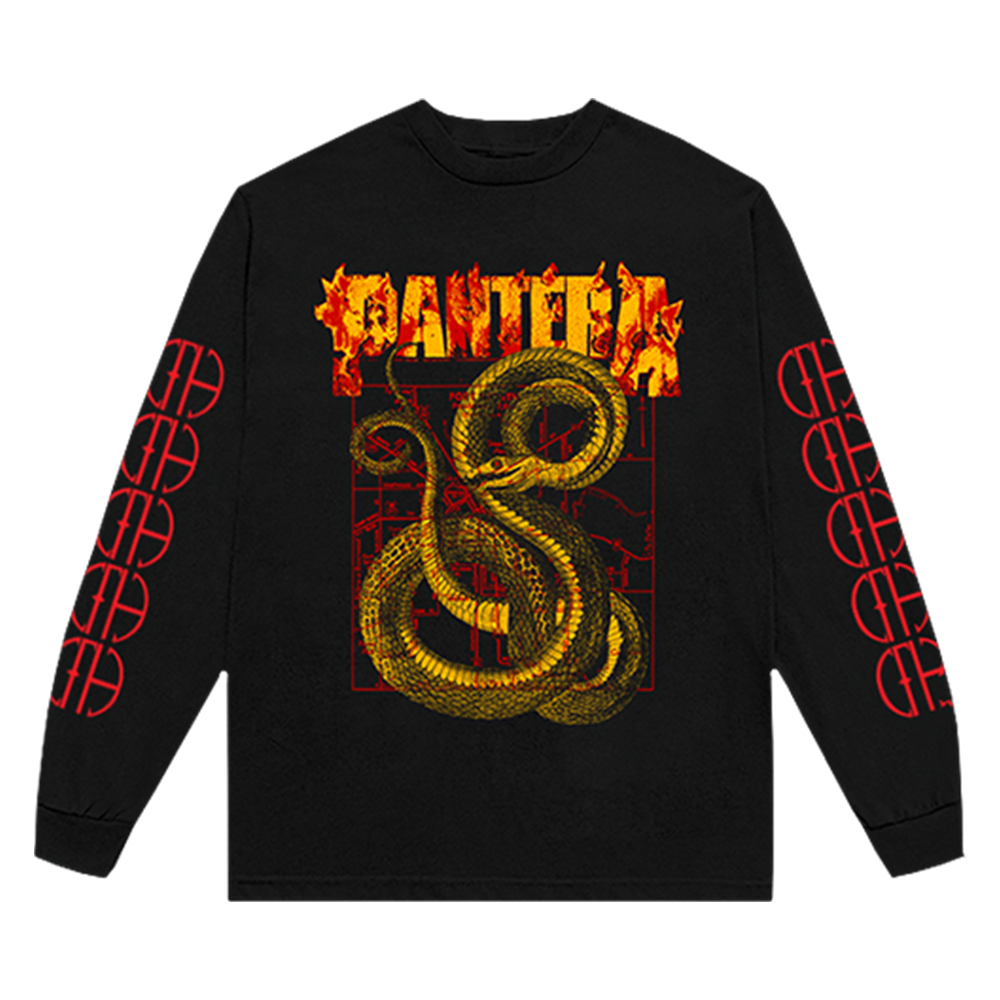 Snake World Tour 2023 Black Long Sleeve Pantera Official Store