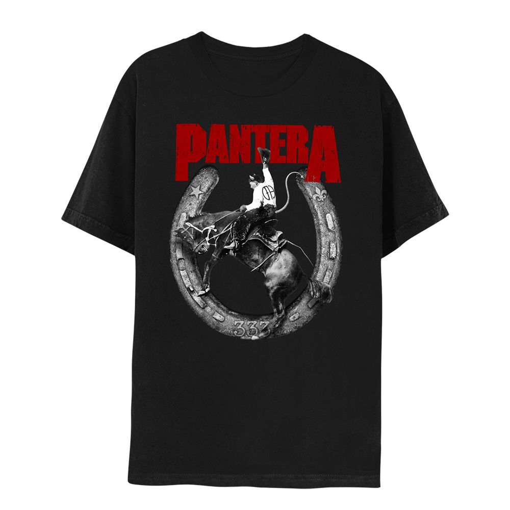 Horseshoe World Tour 2024 Black T-Shirt - Pantera Official Store