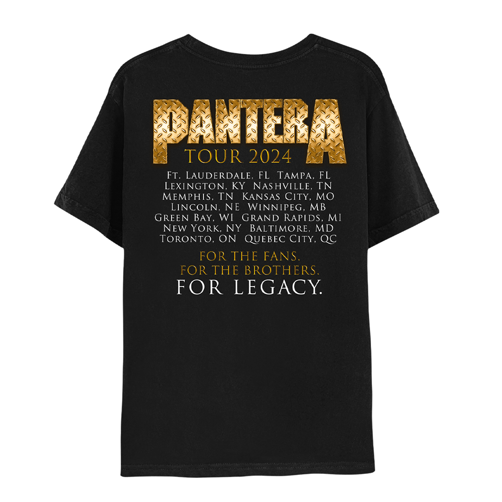 World Tour 2024 Admat Black T-Shirt Back