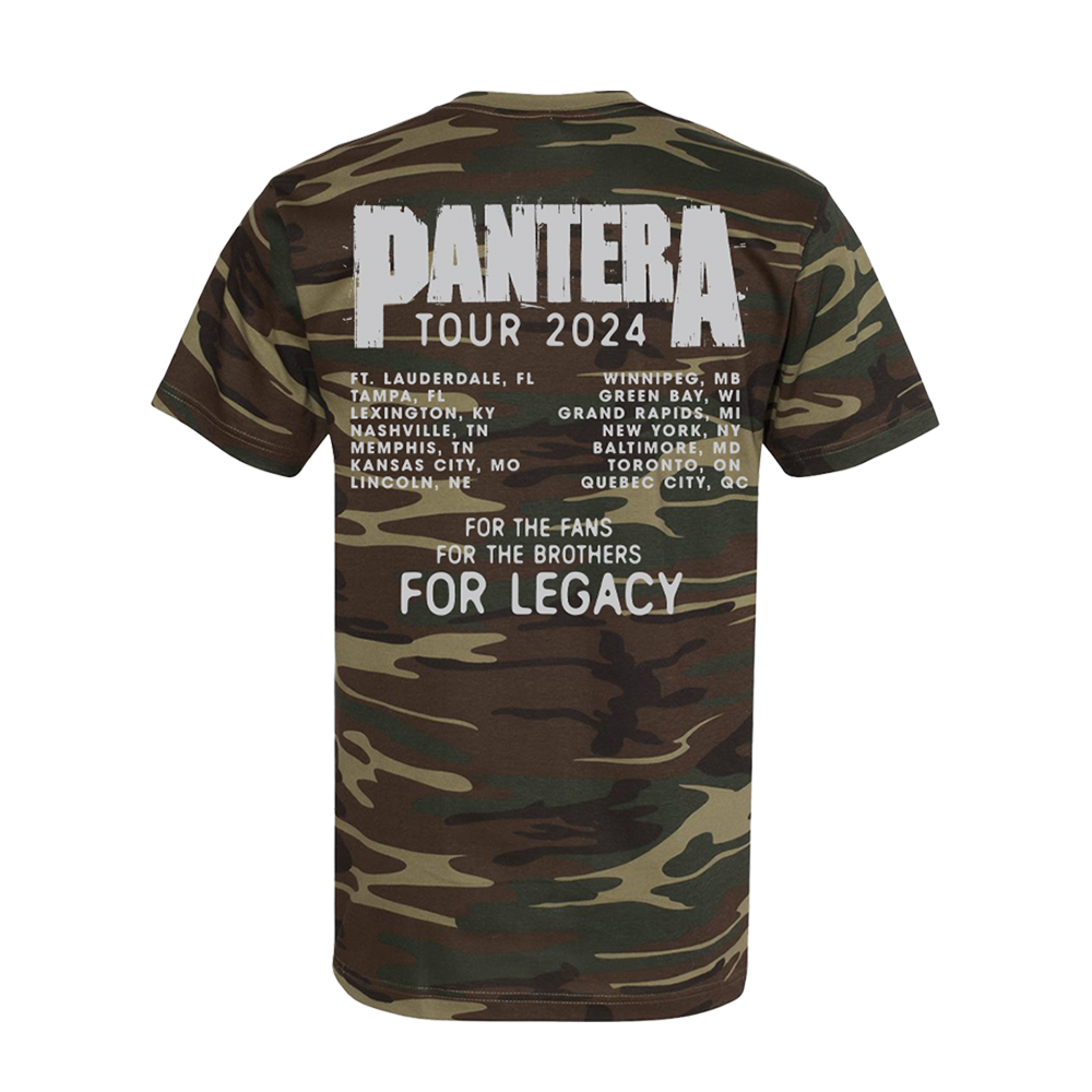2024 Tour Camo T-Shirt Back