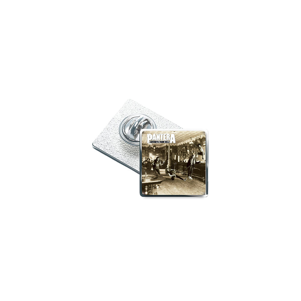 Cowboys From Hell Photo Enamel Pin