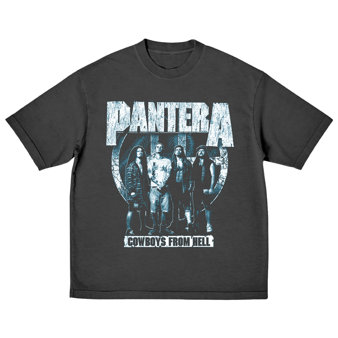 Cowboys From Hell Band Photo T-Shirt Front