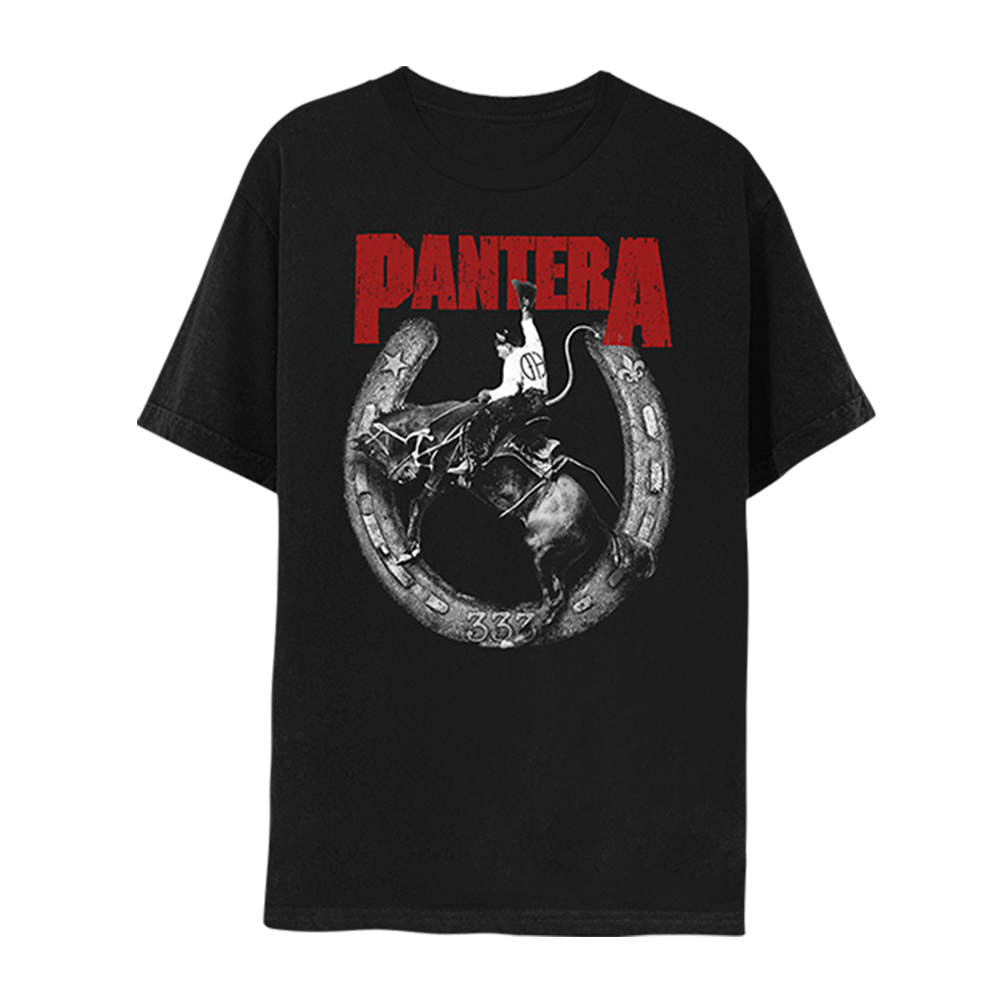 Horseshoe World Tour 2023 Black T-Shirt – Pantera Official Store