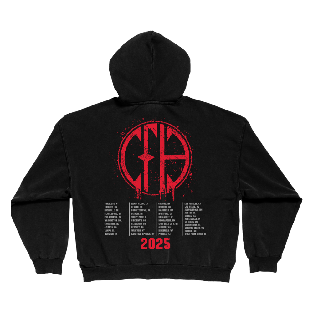 Pantera 2025 Zip Up Hoodie Back