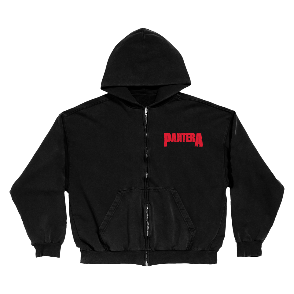 Pantera 2025 Zip Up Hoodie Front