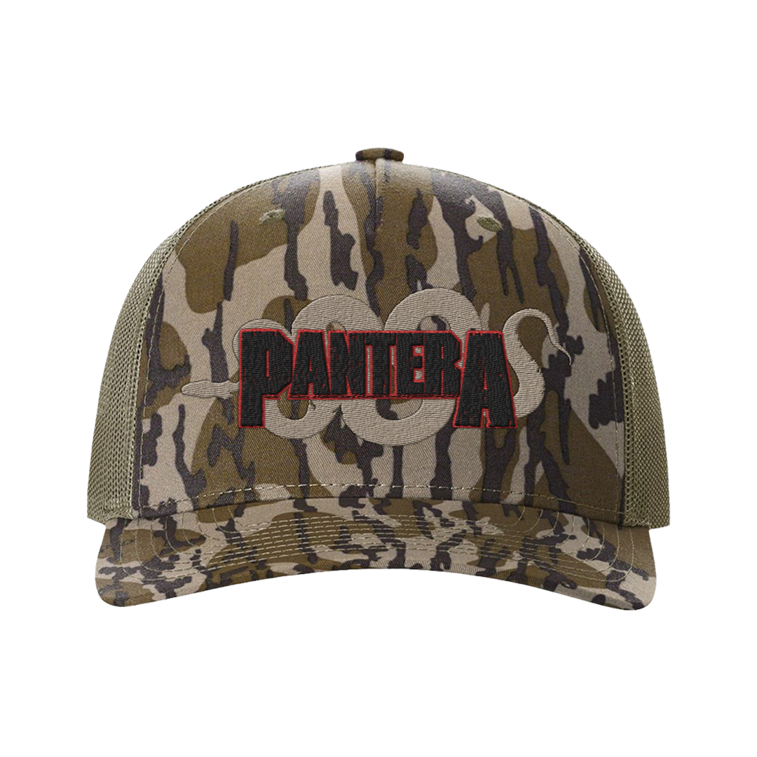 Logo Camo Trucker Hat Front