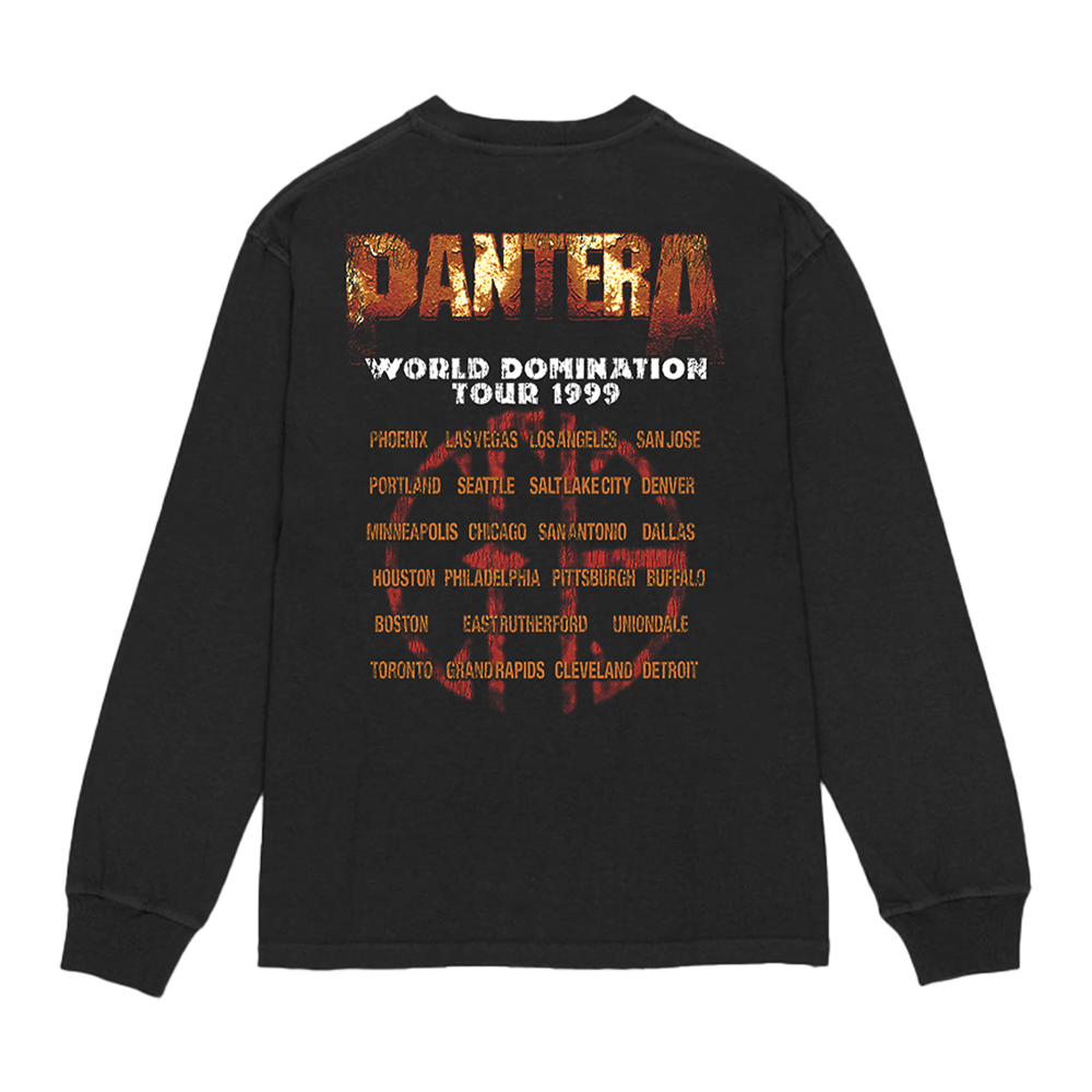 World Domination Tour 1999 Long Sleeve Back