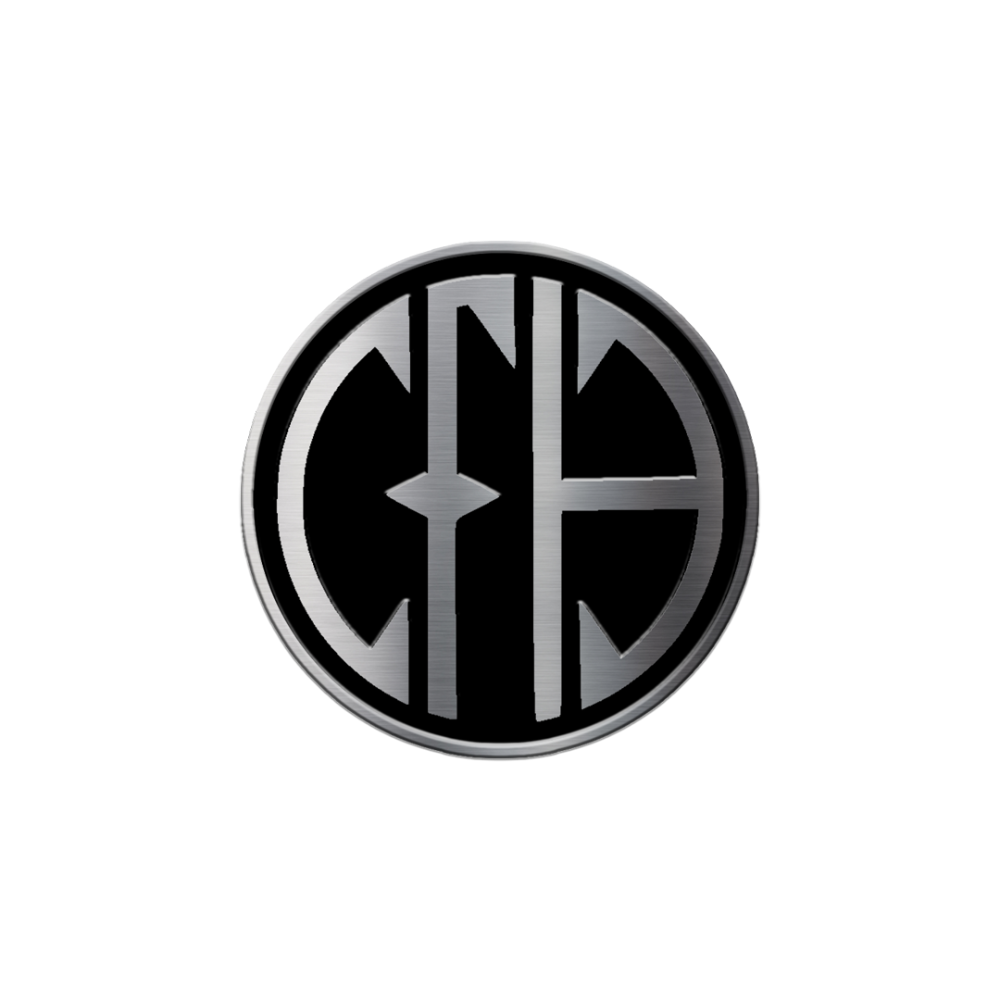 CFH Silver and Black Enamel Pin
