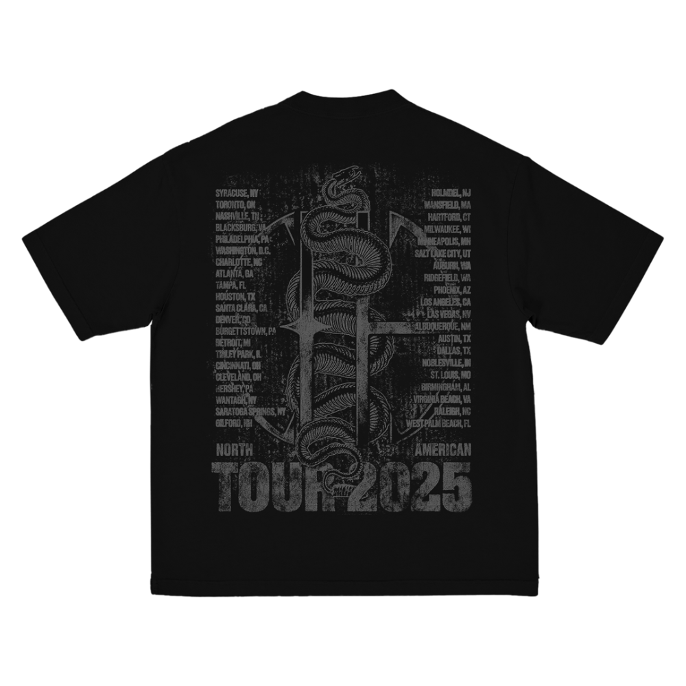 Black Snake CFH 2025 Tour T-Shirt Back