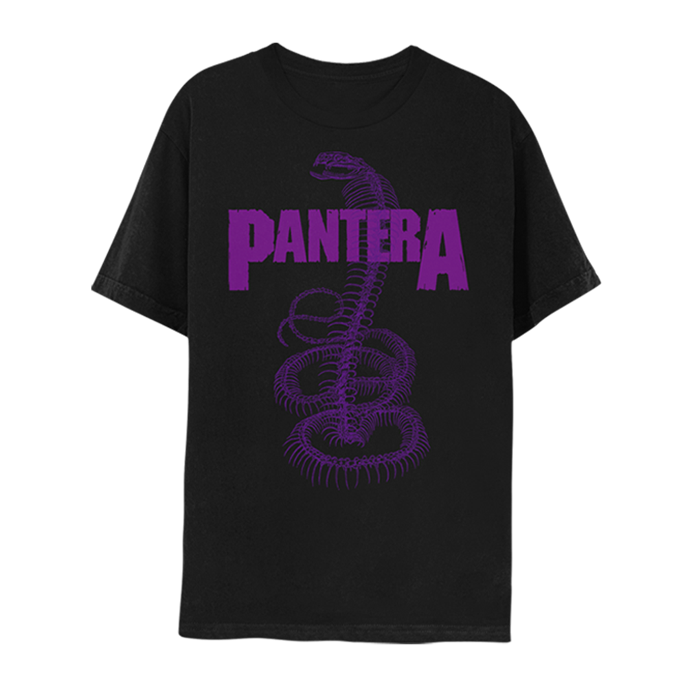 Purple Snake World tour 2023 Black T-Shirt Front