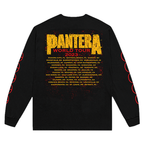 Snake World Tour 2023 Black Long Sleeve – Pantera Official Store