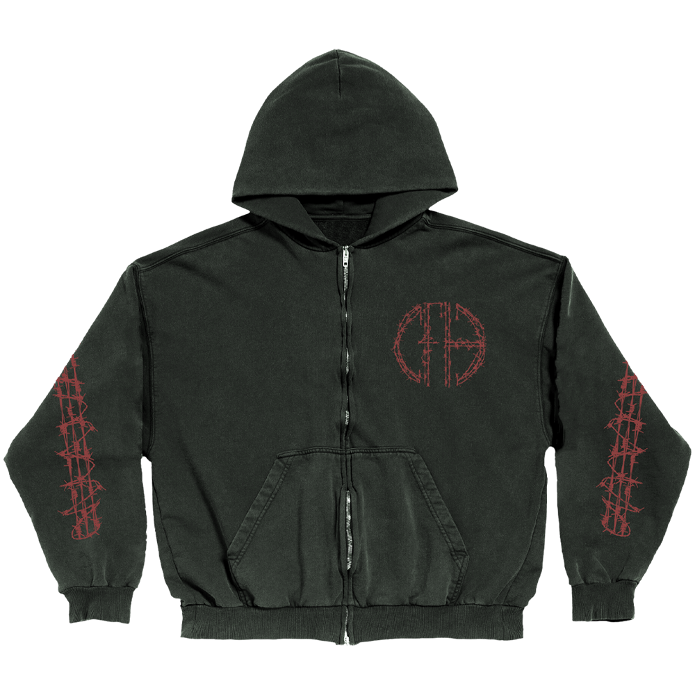 CFH Washed Zip-Up Hoodie 1