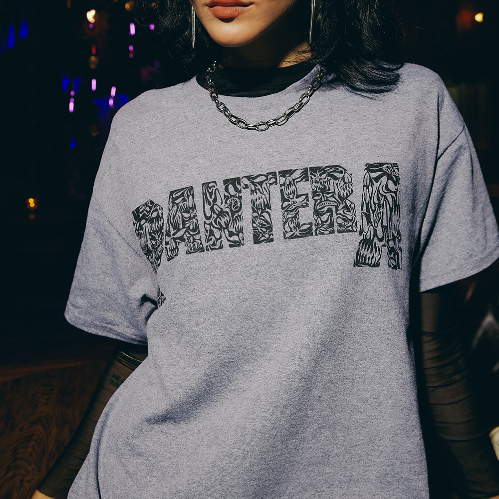 Heather Gray Angry Logo T-Shirt 3 