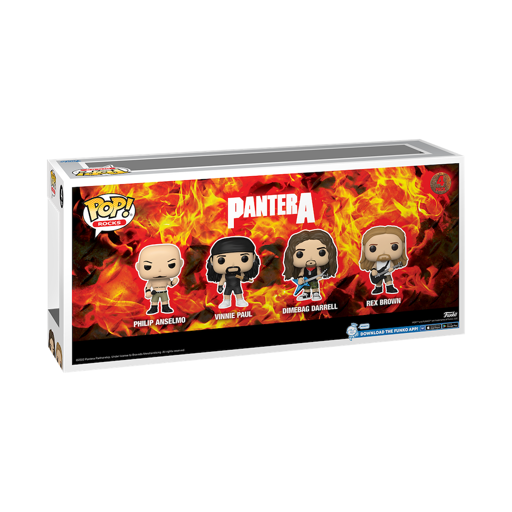 Funko Pop! Rocks Pantera 4-Pack Back