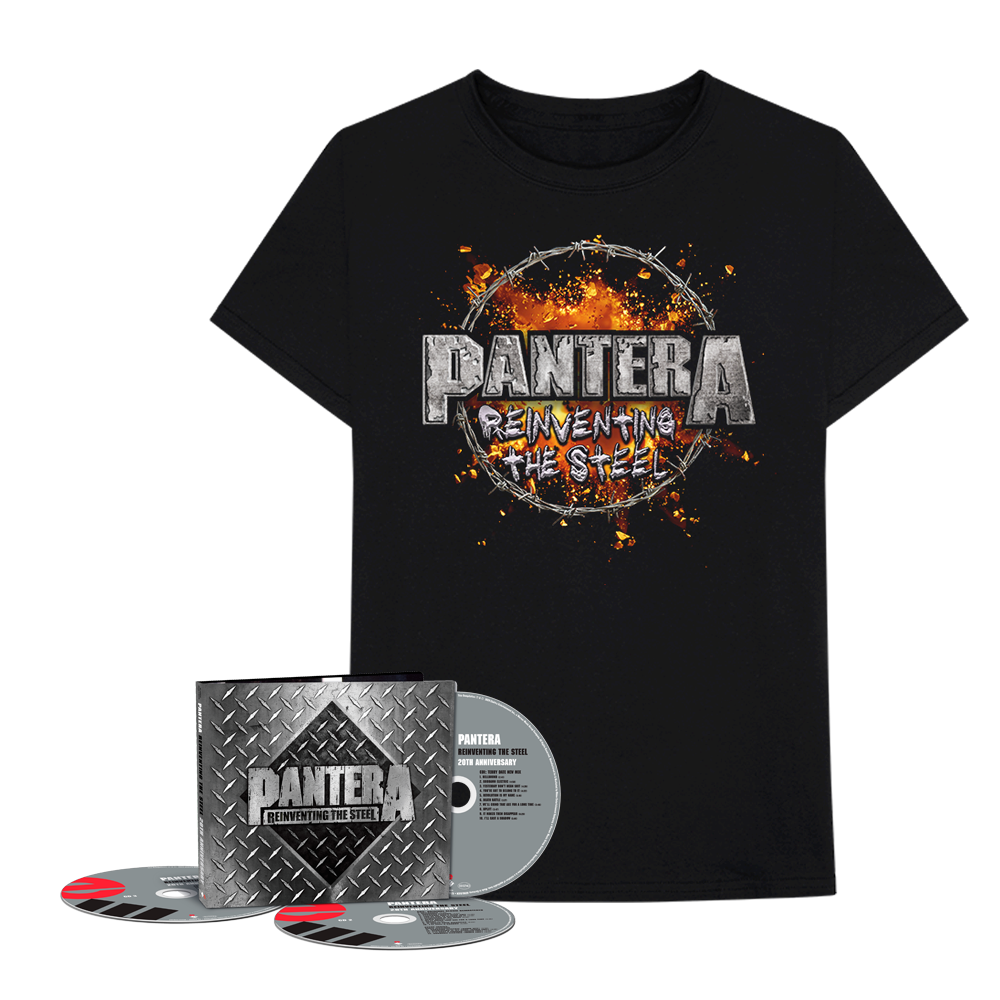 REINVENTING THE STEEL: 20th ANNIVERSARY EDITION CD + T-SHIRT BUNDLE