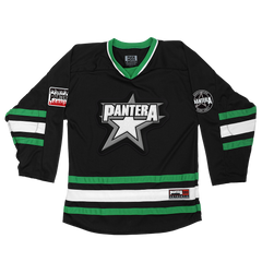 Pantera 'A New Level' Deluxe Hockey Jersey, Kelly/Black/White / S